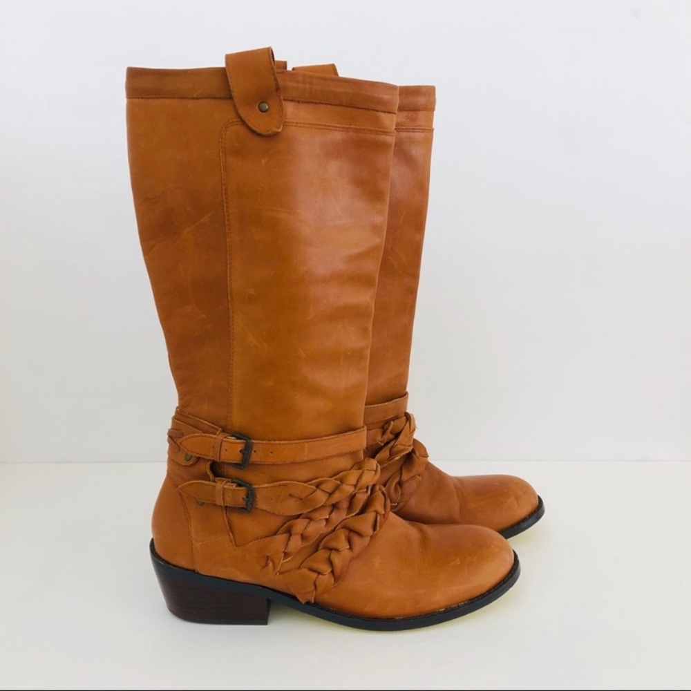 Cognac Brown Boots
